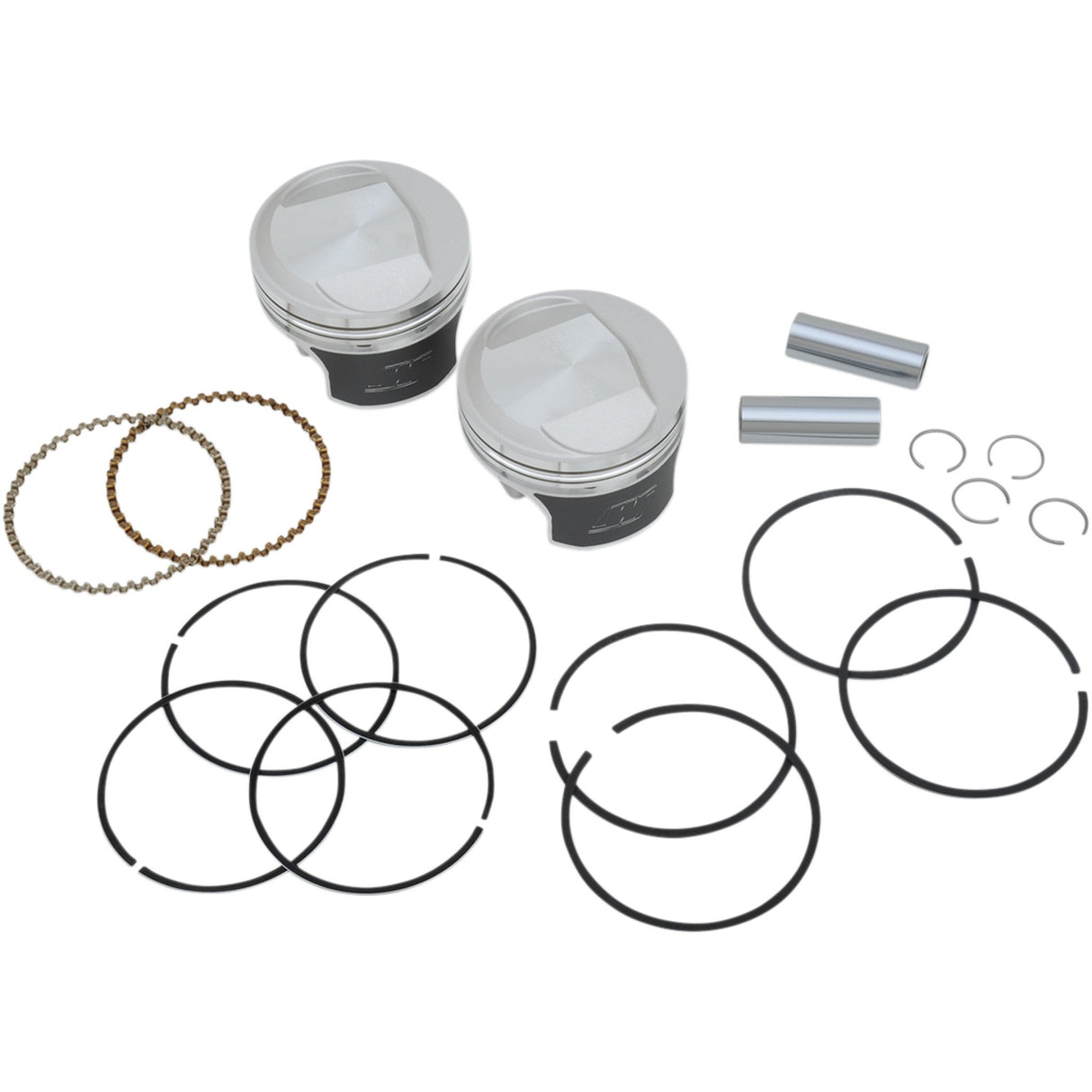 Wiseco Tracker Series™ Piston Kit 3.528" 1340 Cc 80 Cubic Inch +0.030" Evolution - K0216P3 For Harley Motorcycles 1984-1999