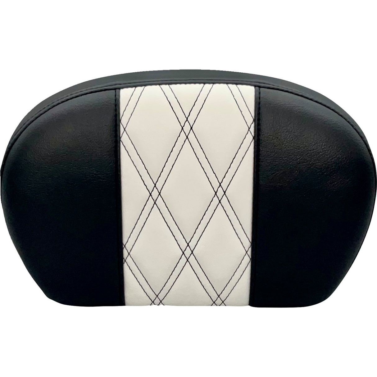 LE PERA 0801-1444 L-SBP01GT/HR1 Sissy Bar Pad - Large - GT 1/HR 1 Inlay - Dull Black