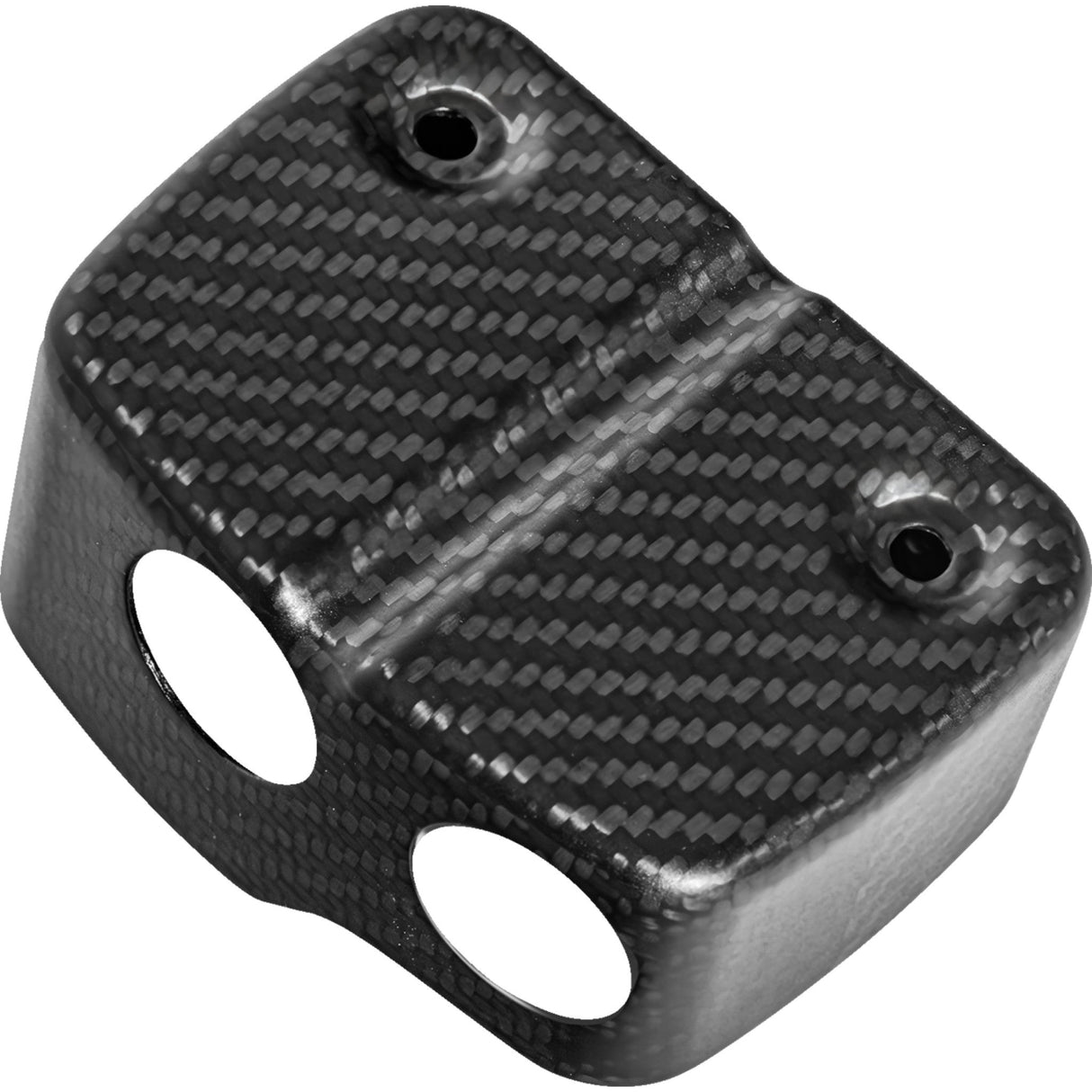 Saddlemen Coil Cover Carbon Fiber Matte Black - CF-899-04-001M For Harley Dyna 1999-2005