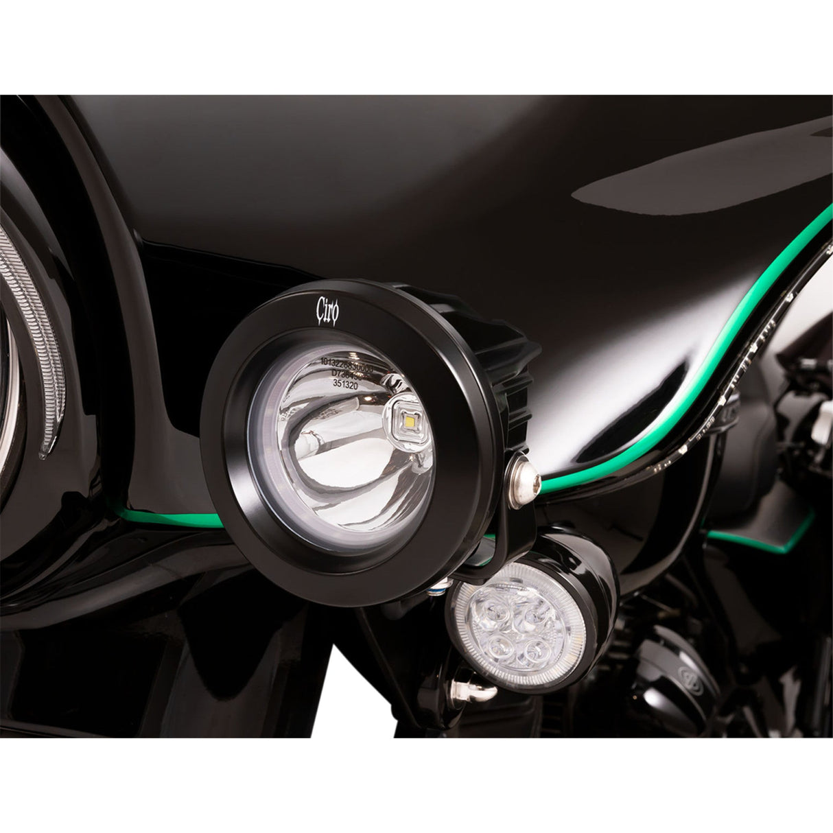 Ciro TAC-10® Spotlight - 45009 For Harley Street Glide 2014-2023