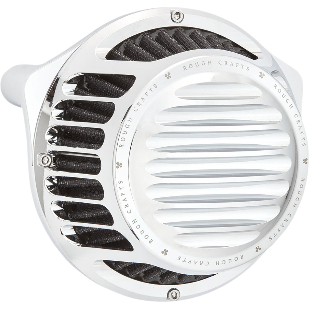 ROUGH CRAFTS 1010-2738 RC-600-014 Round Air Cleaner - Chrome