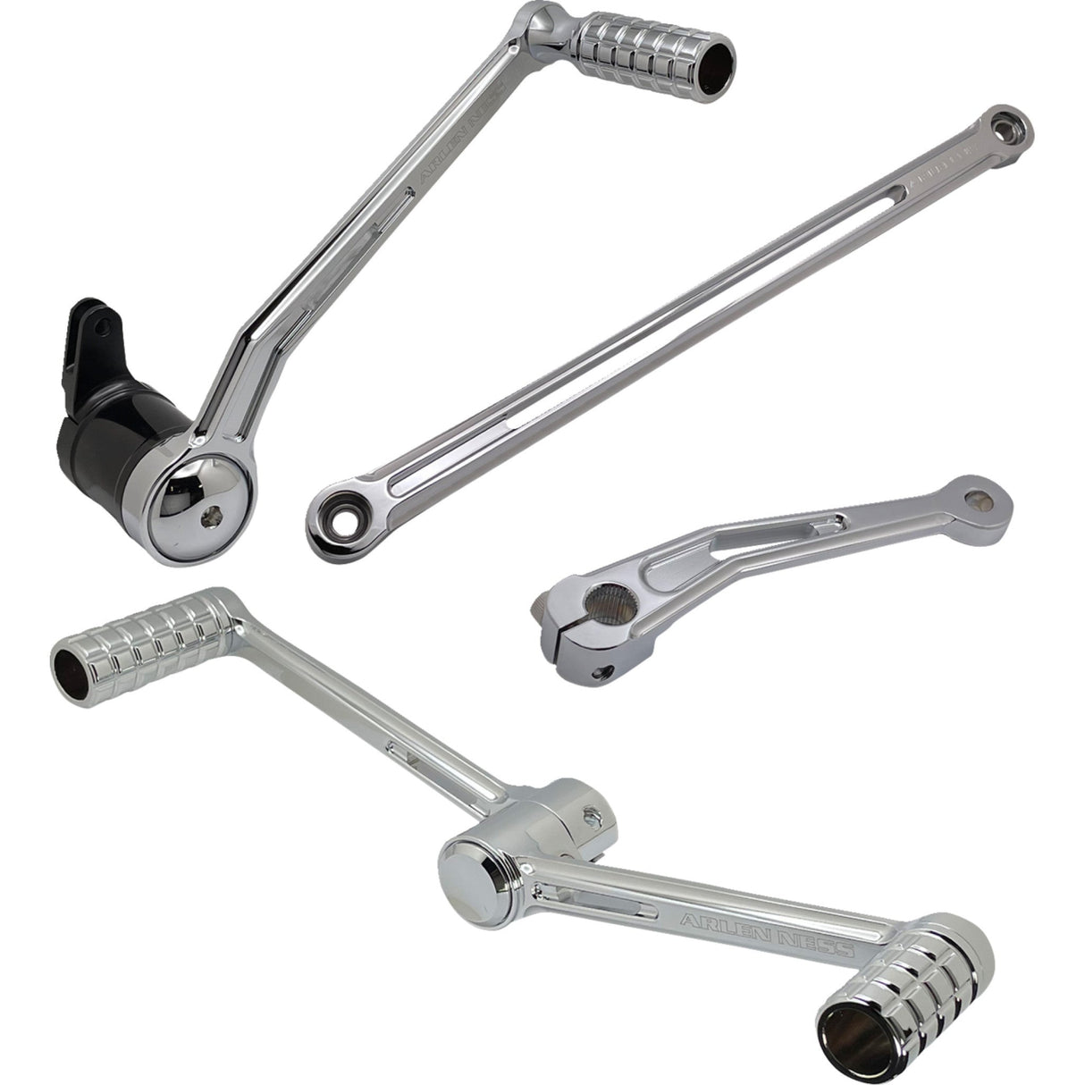 Arlen Ness SpeedLiner Foot Control Kit Chrome - 420-102 For Harley Touring 1999-2026