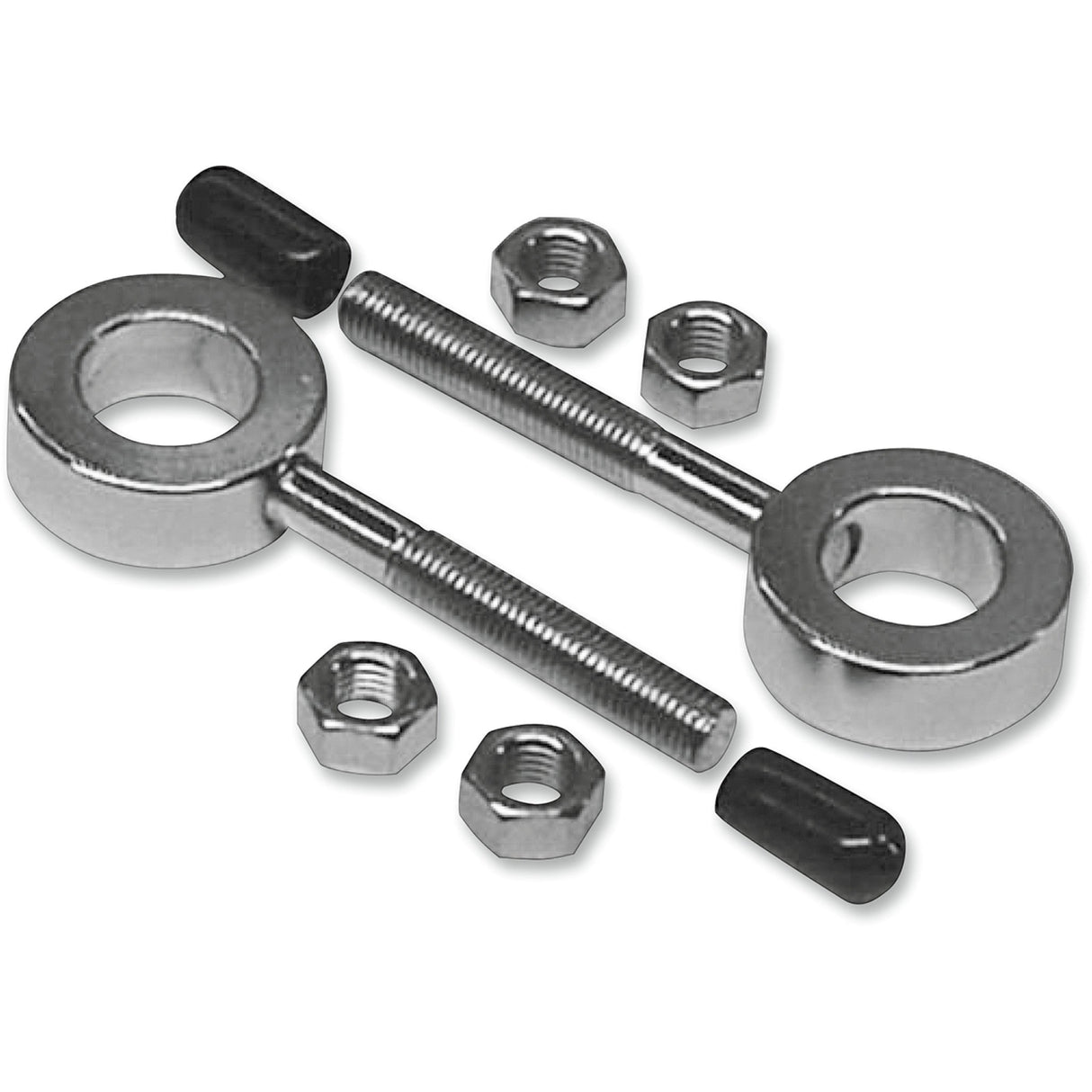 Colony Rear Axle Adjusters Chrome - 7703-2 For Harley Sportster 1952-1978