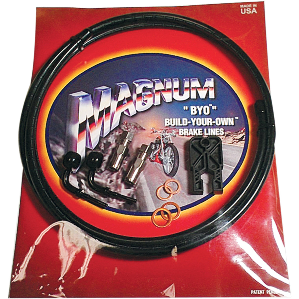 Magnum Shielding Build Your Own (BYO) Brake Line - 490535A For Harley Touring 1984-2007
