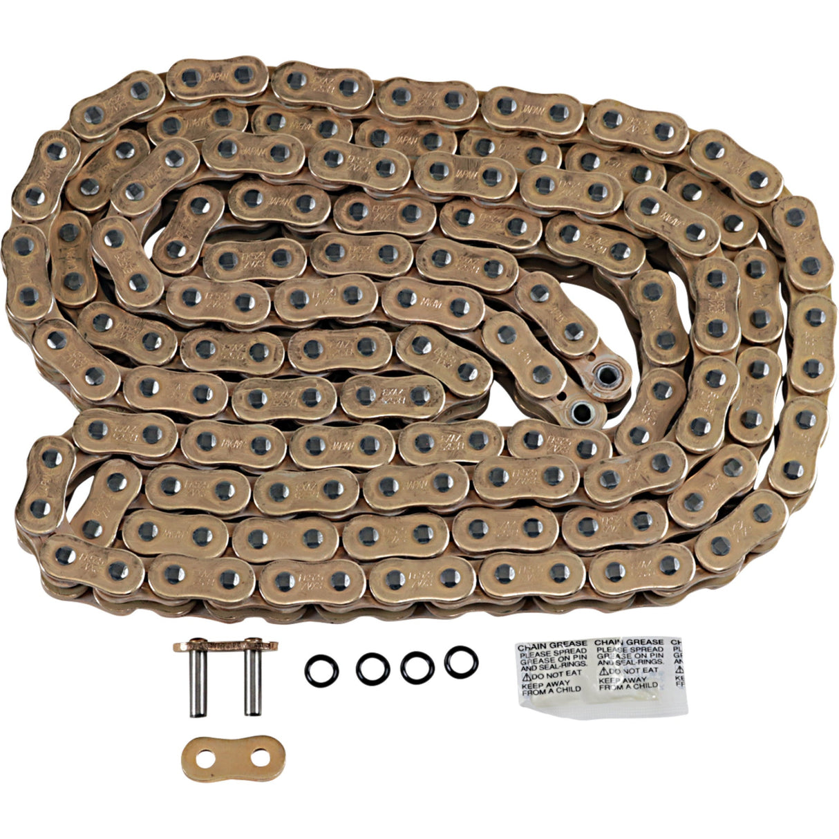 EK 1223-1487 525ZVX3-160G 525 ZVX3 Extreme Sportbike Series Chain 525 ZVX3 - Sportbike Chain - 160 Links - Gold