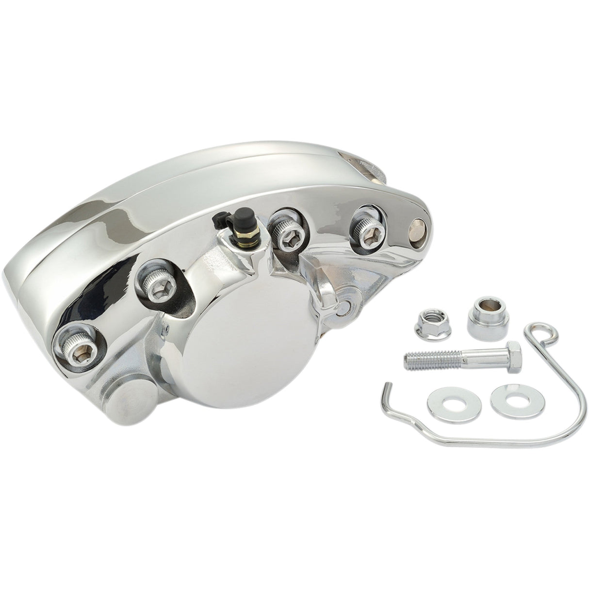 Drag Specialties Front And Rear Brake Caliper Kits Chrome For Harley Touring / Super / Electra Glide 1972-1984
