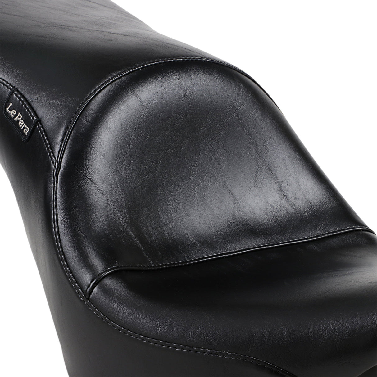 LePera Maverick Seat Without Backrest Smooth Black FL FX - LY-910S For Harley Softail 2018-2023