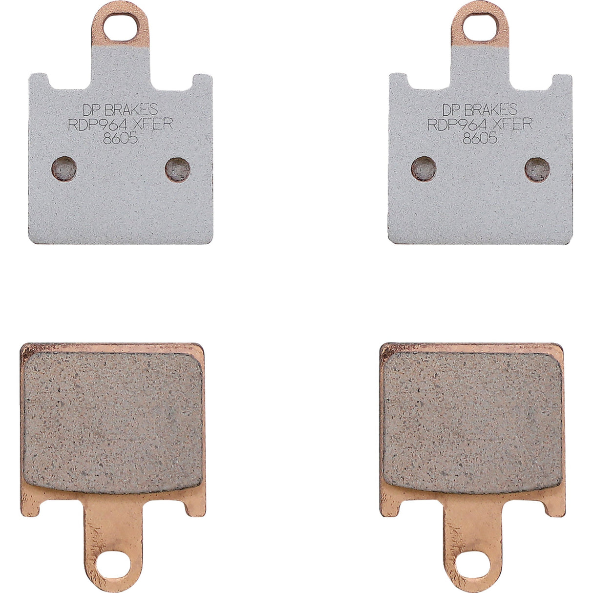 DP BRAKES 1721-0659 RDP964 RDP X-Race Titanium Sintered Brake Pads RDP Racing Brake Pads - ZX-14R