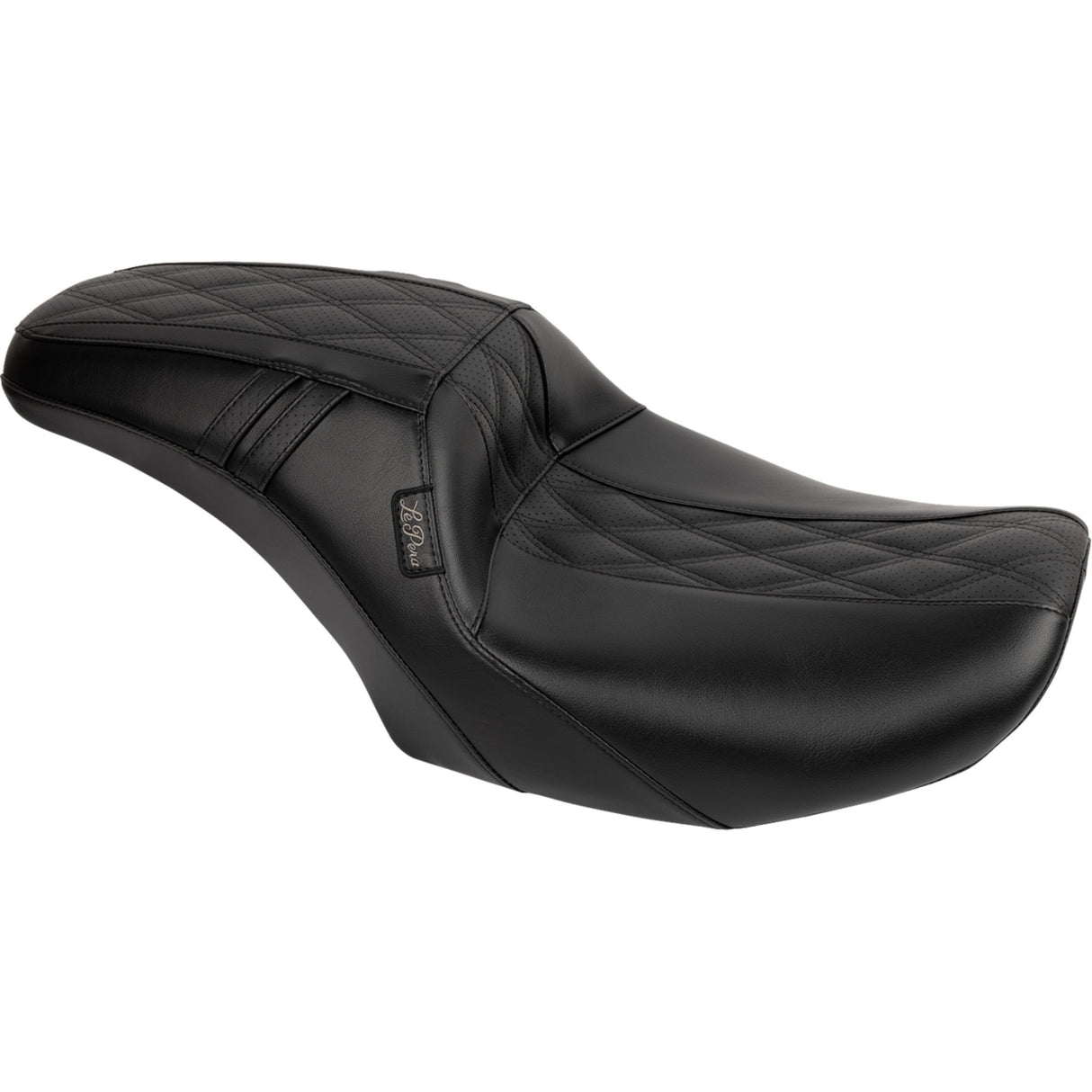LePera Outcast Seat Without Backrest GT2 Inlay - LV-987GT2 For Harley Touring 2023-2026