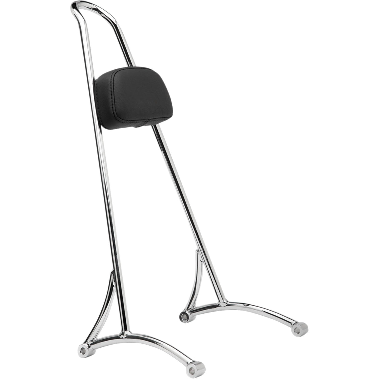 Burly Brand 20" Tall Sissy Bar Chrome - B13-1501C For Harley Sportster 2004-2022