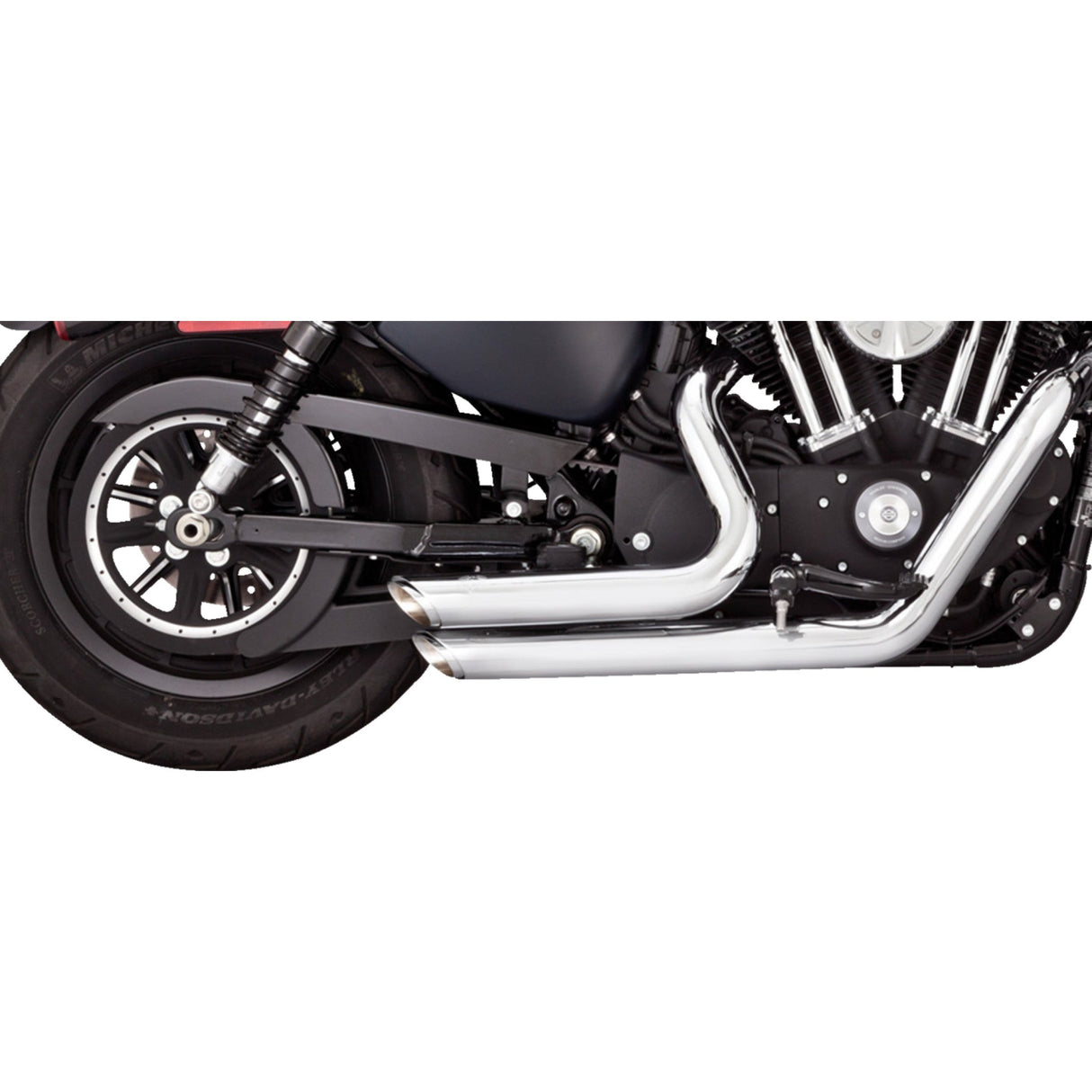 Vance & Hines Shortshots 2-Into-2 Exhaust System - 17329 For Harley Sportster 2014-2022