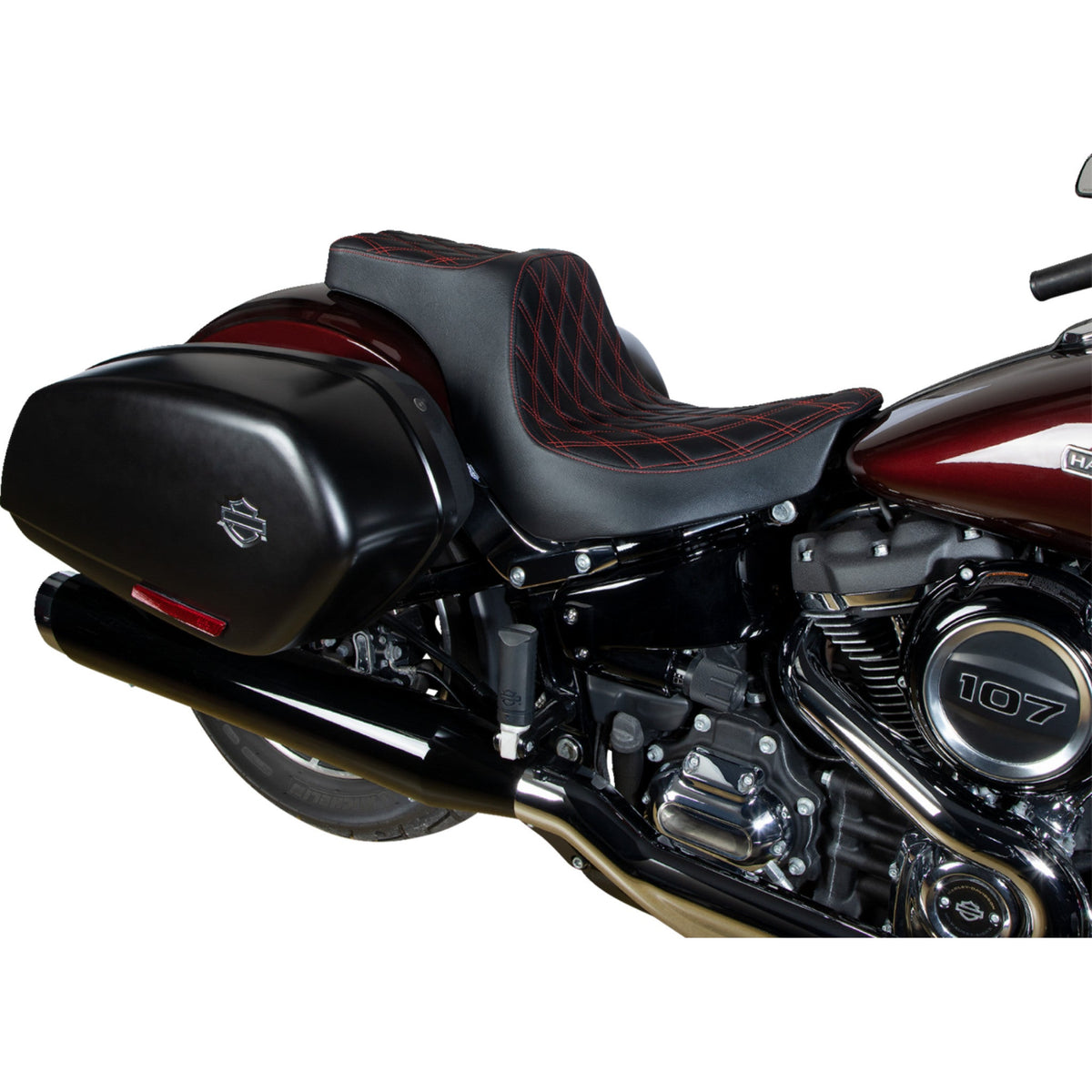 Drag Specialties Predator III Seat For Harley Softail 2018-2024
