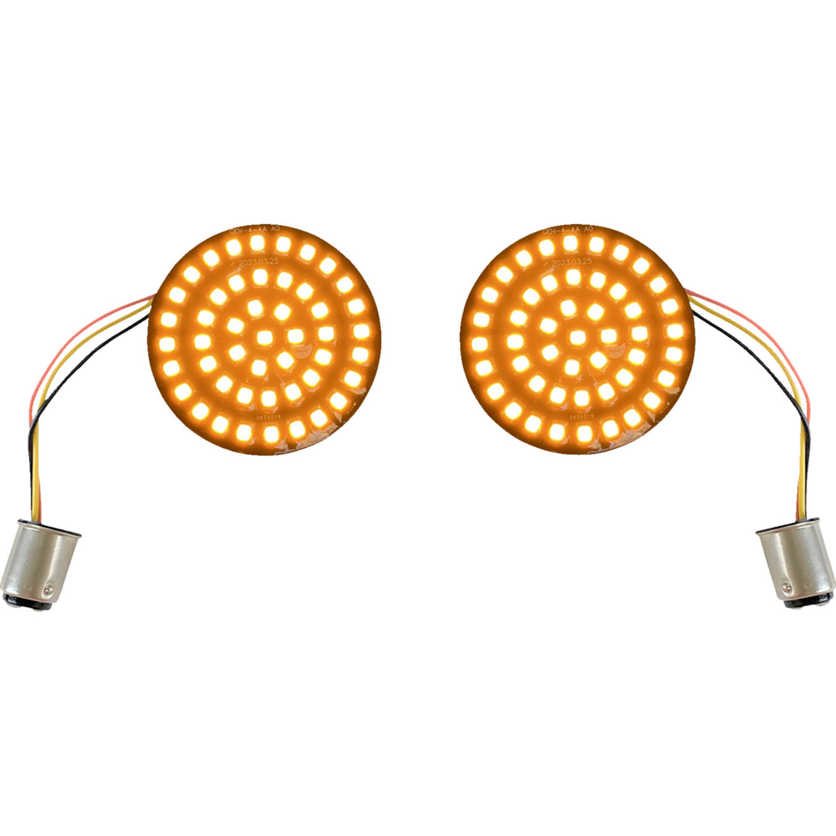 CUSTOM DYNAMICS 2020-2157 GEN-4-A-1157 Genesis® 4 Solid Amber Front Turn Signal Insert - LED - Amber - 1157
