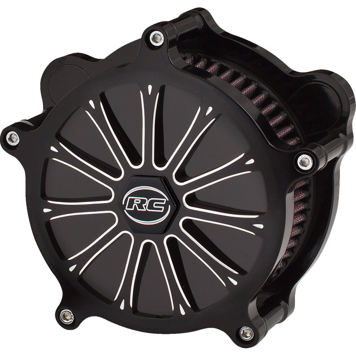 RC COMPONENTS 1010-2438 AB01B-122E Airstrike Air Cleaner - Black