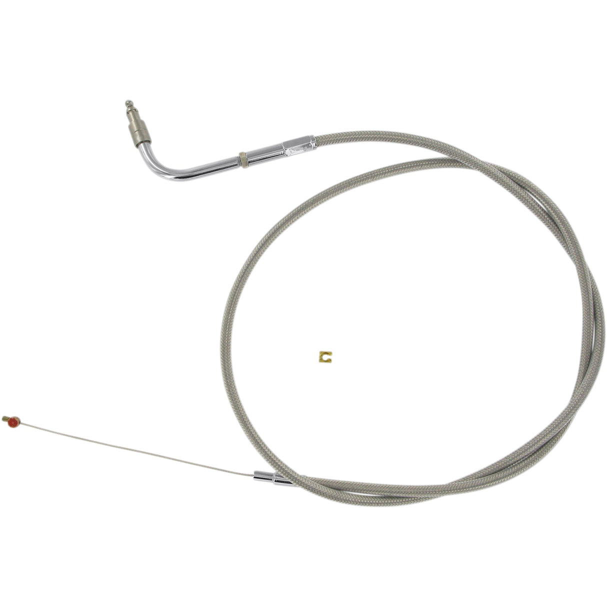 Barnett Stainless Steel Throttle Idle Cable +6" Dyna FXR Softail - 102-30-30015-06 For Harley 1996-2005