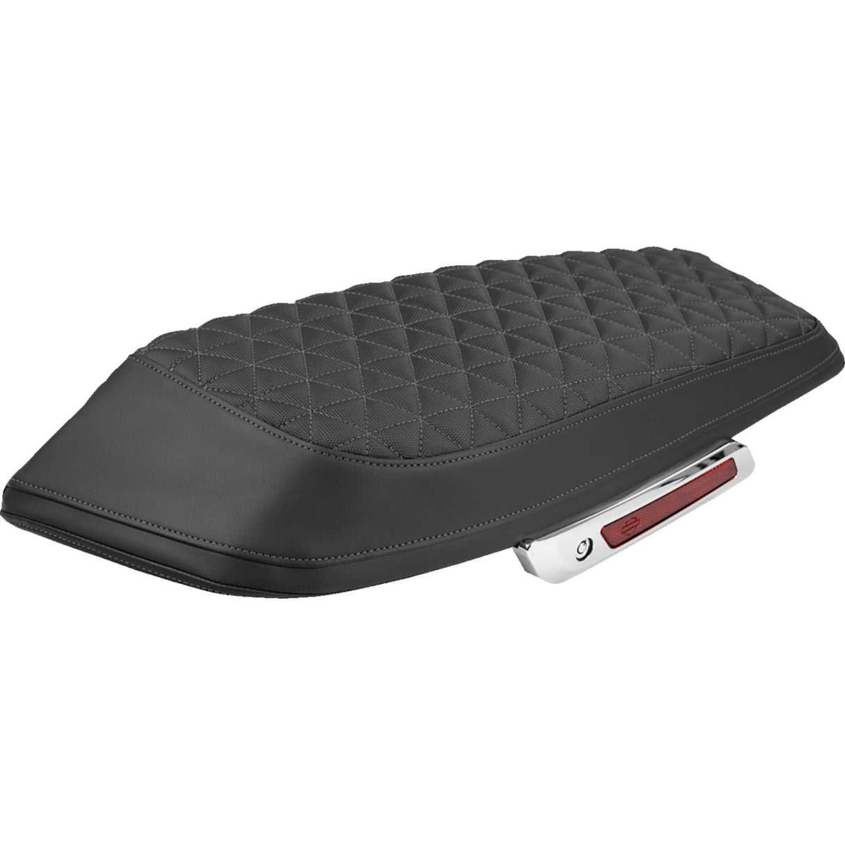 SADDLEMEN 3501-2363 L870-23-21102 Saddlebag Lid Covers tri-gripper - gray stitch - flh/flt '23-'25