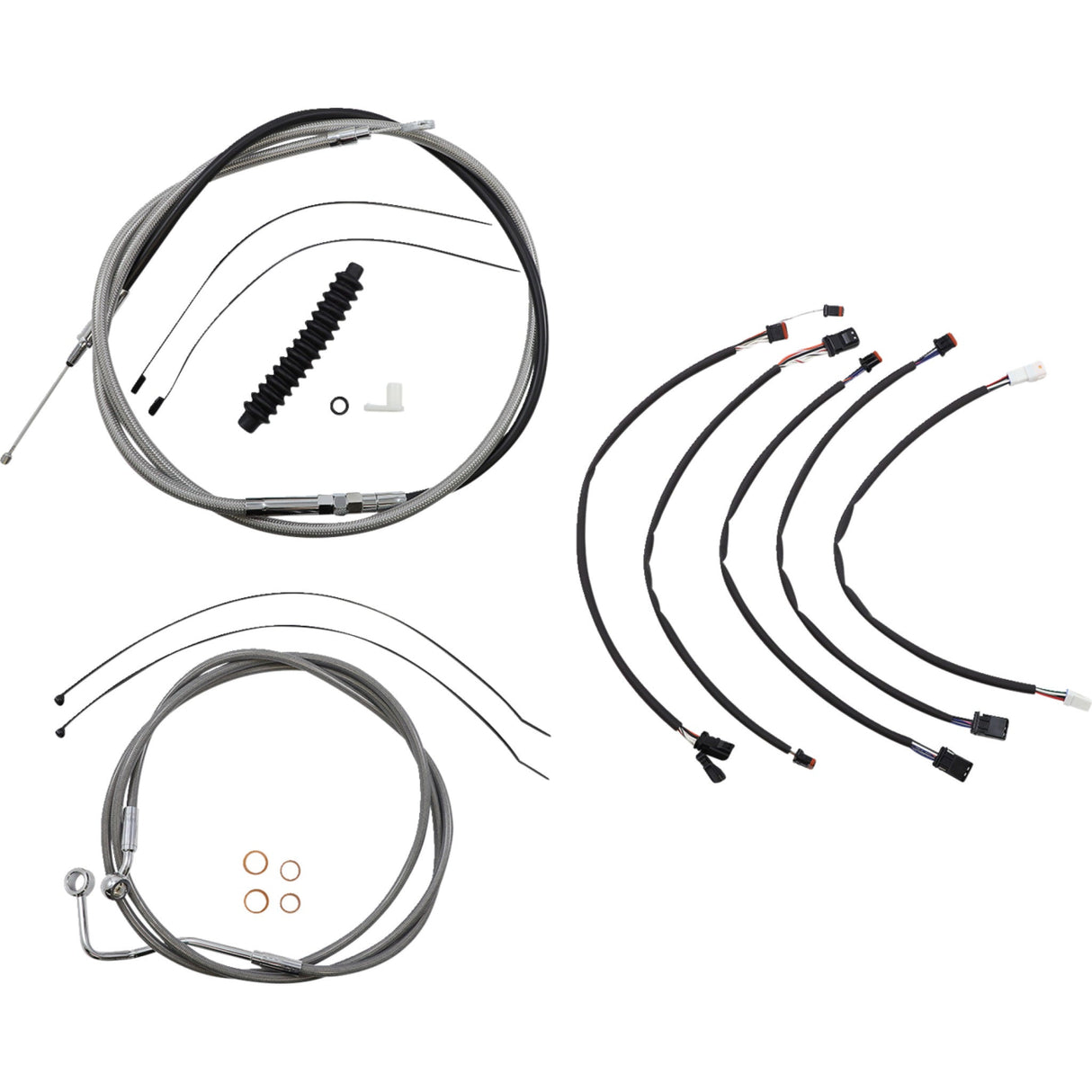 Magnum Shielding Cable Kit - 5891022 For Harley Road King Special 2021-2024