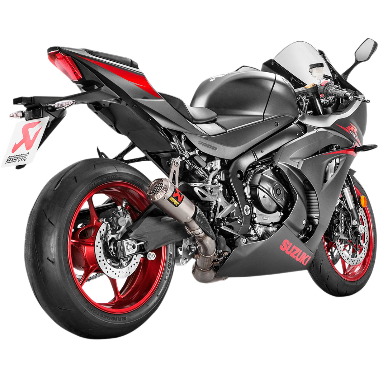 Akrapovic Slip-On Line Muffler - S-S10SO13-CUBT Suzuki 1000 2017-2025