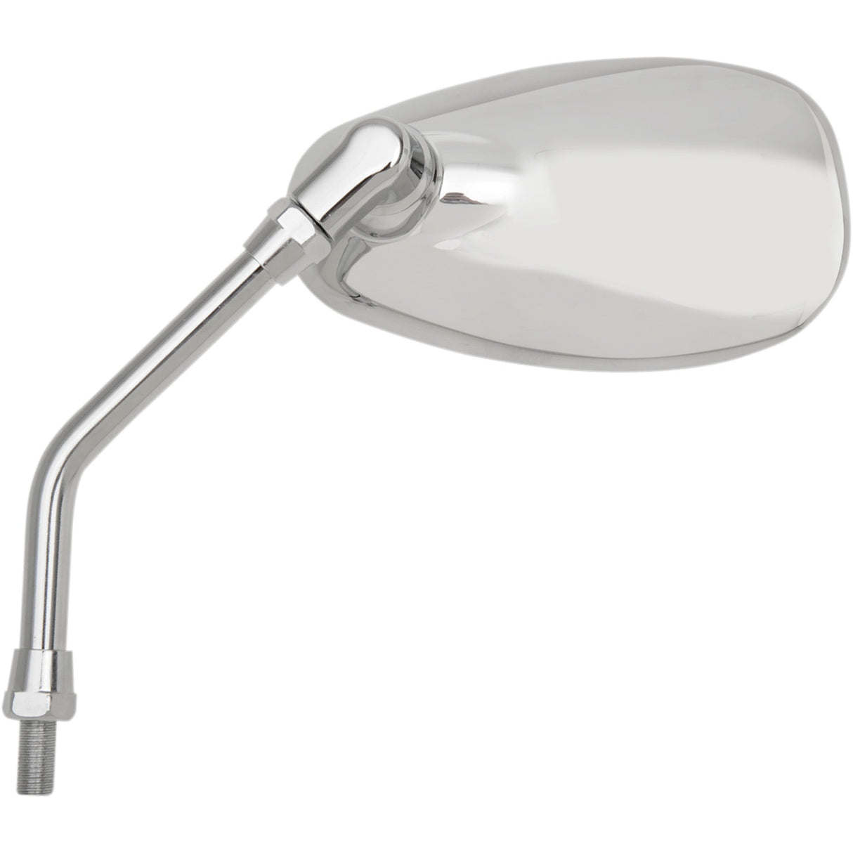 EMGO 2086832 20-86832 OEM-Style Replacement Mirror Mirror - Side View - Oval - Chrome - Left