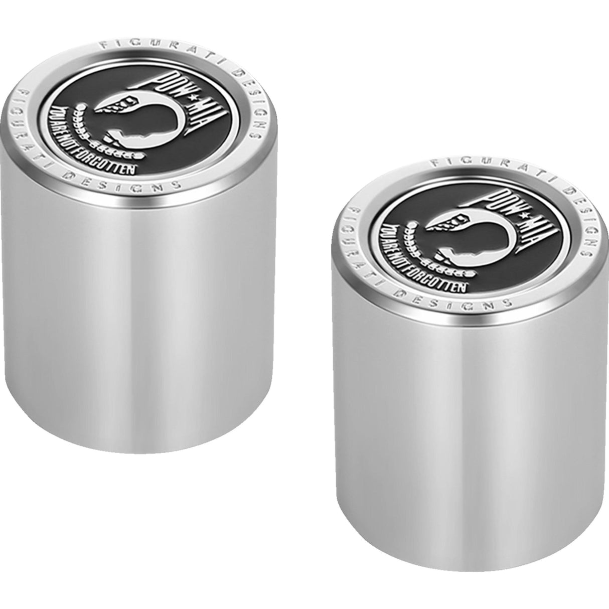 FIGURATI DESIGNS 3550-0361 FD50-DC-2730-SS Docking Covers pow mia - silver