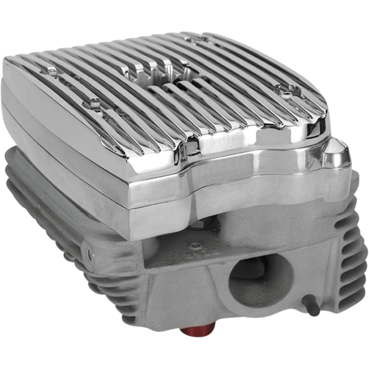 Custom Cycle Engineering Evo Finned Rocker Covers Finned Polished EVO - CCE5833 For Harley Motorcycles 1984-2000