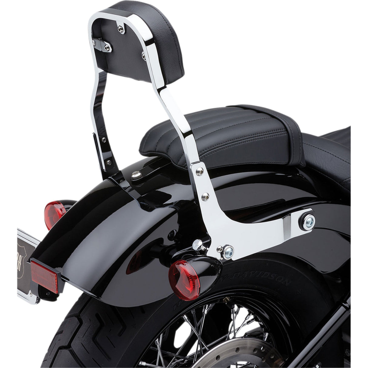 COBRA 1501-0613 602-2029 Detachable Backrest Kit - 11" - Chrome - FXLR