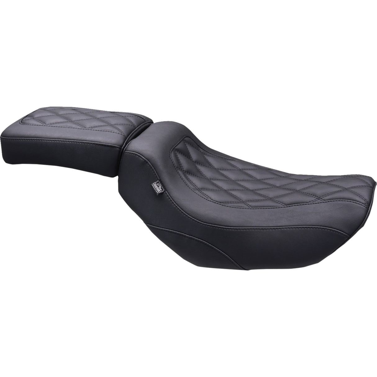 Mustang Tripper™ Passenger Seat Double Diamond Black Stitching Nightster - 83101 For Harley Sportster 2022-2025