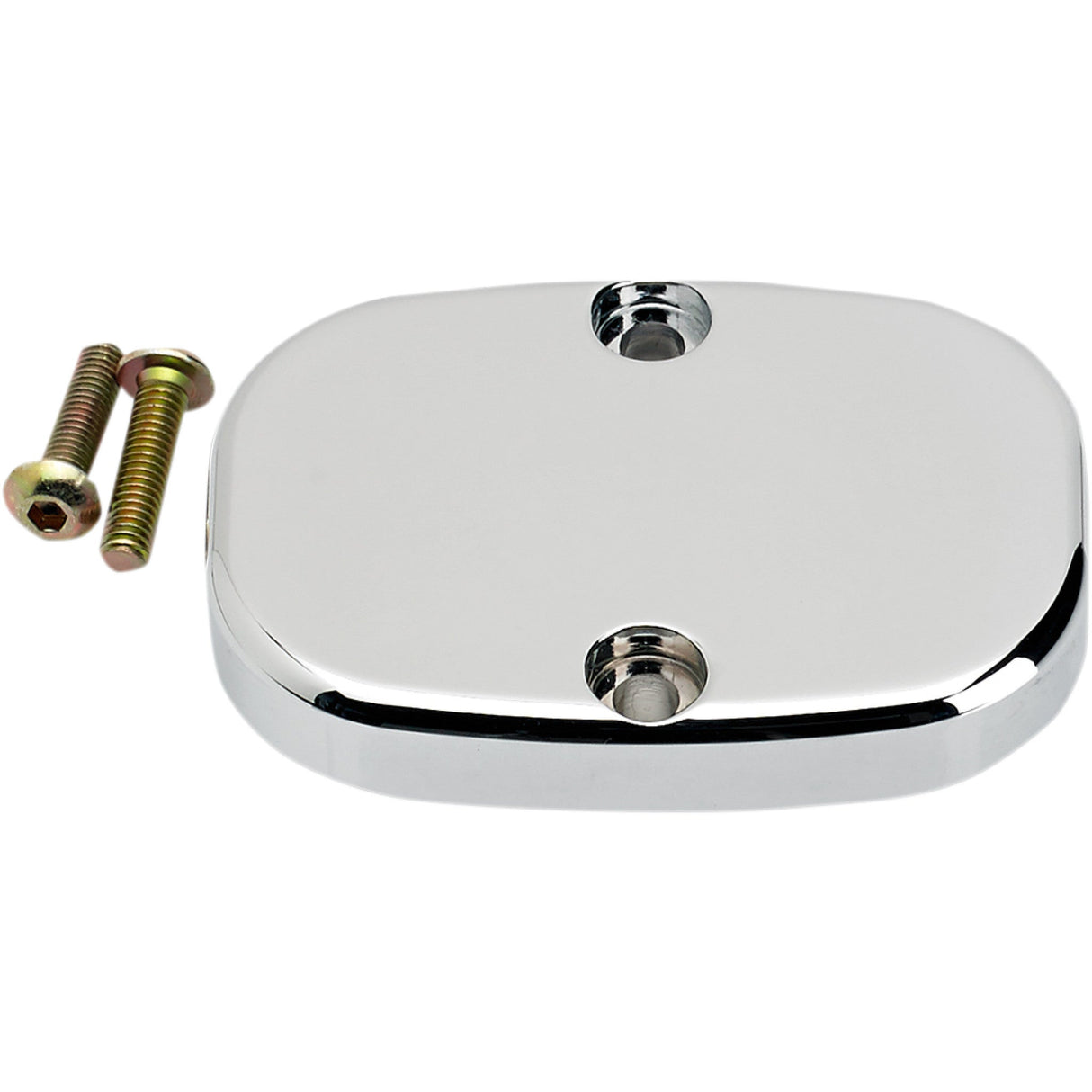 JOKER MACHINE 1731-0553 08-010C Master Cylinder Cover - Smooth - Chrome - FL