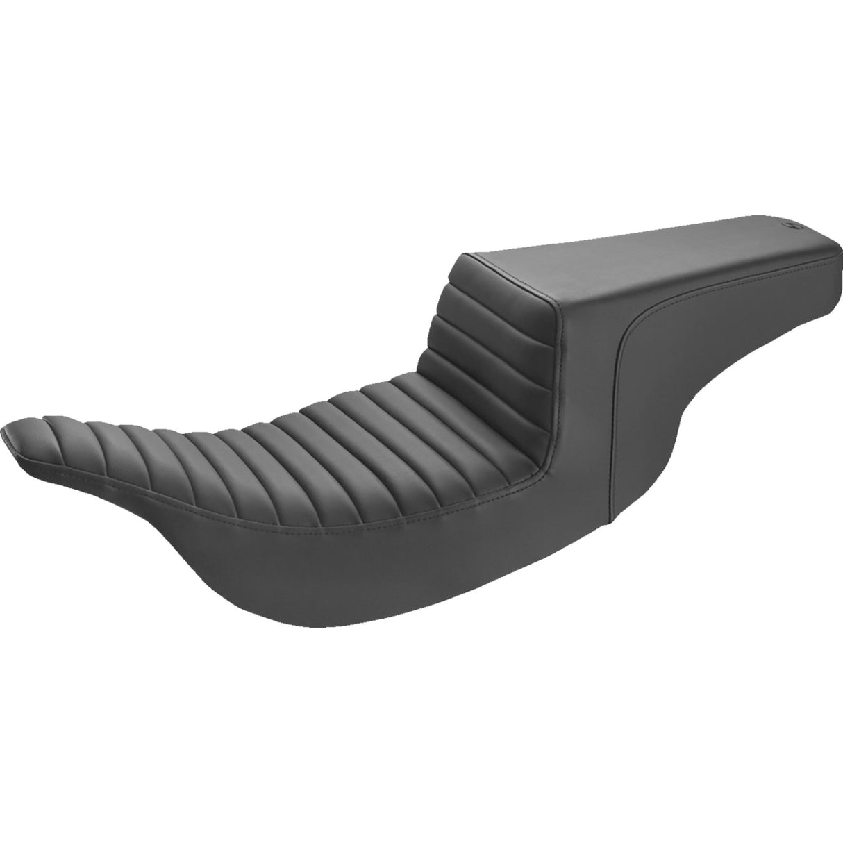 Saddlemen Step-Up Seat — Front Tuck-N-Roll Black - 897-07-171 For Harley Touring 1997-2007