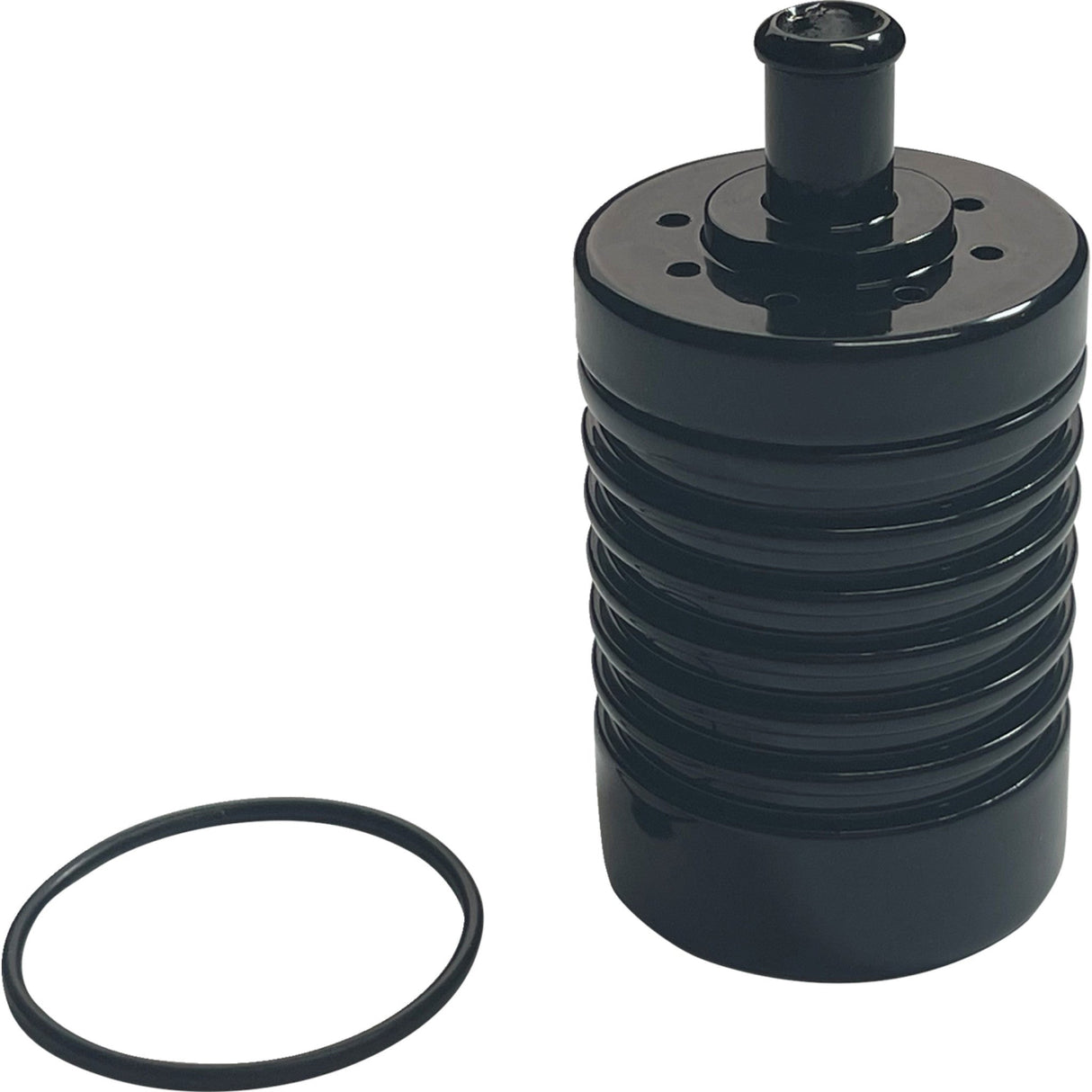 DK CUSTOM PRODUCTS 1012-0261 DK-4ST-CC-BLK Catch Can for External Breather System black