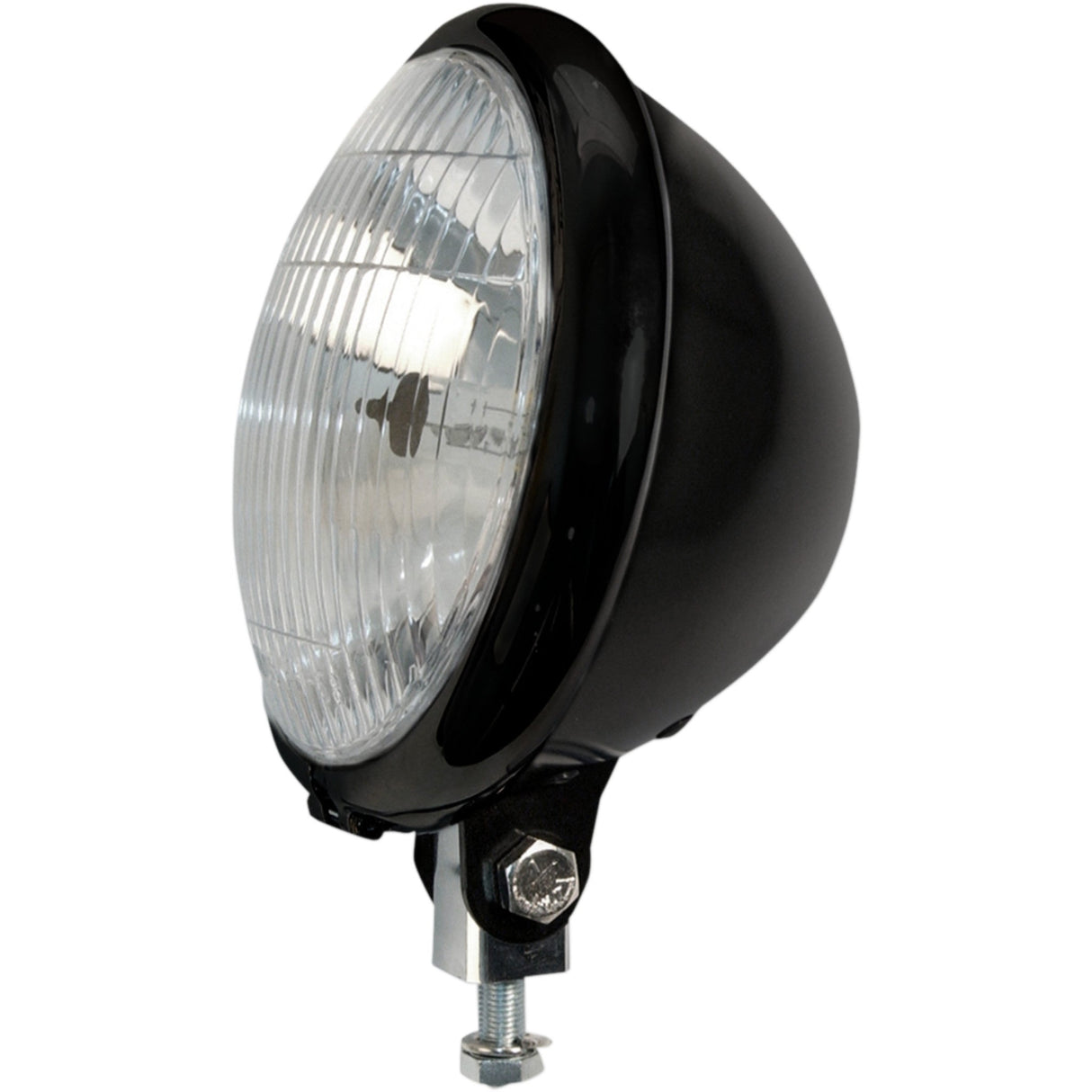 EMGO 2001-1188 66-84151BSD 5-3/4" Bates-Style Headlight 5 3/4" Headlight Assembly - Black
