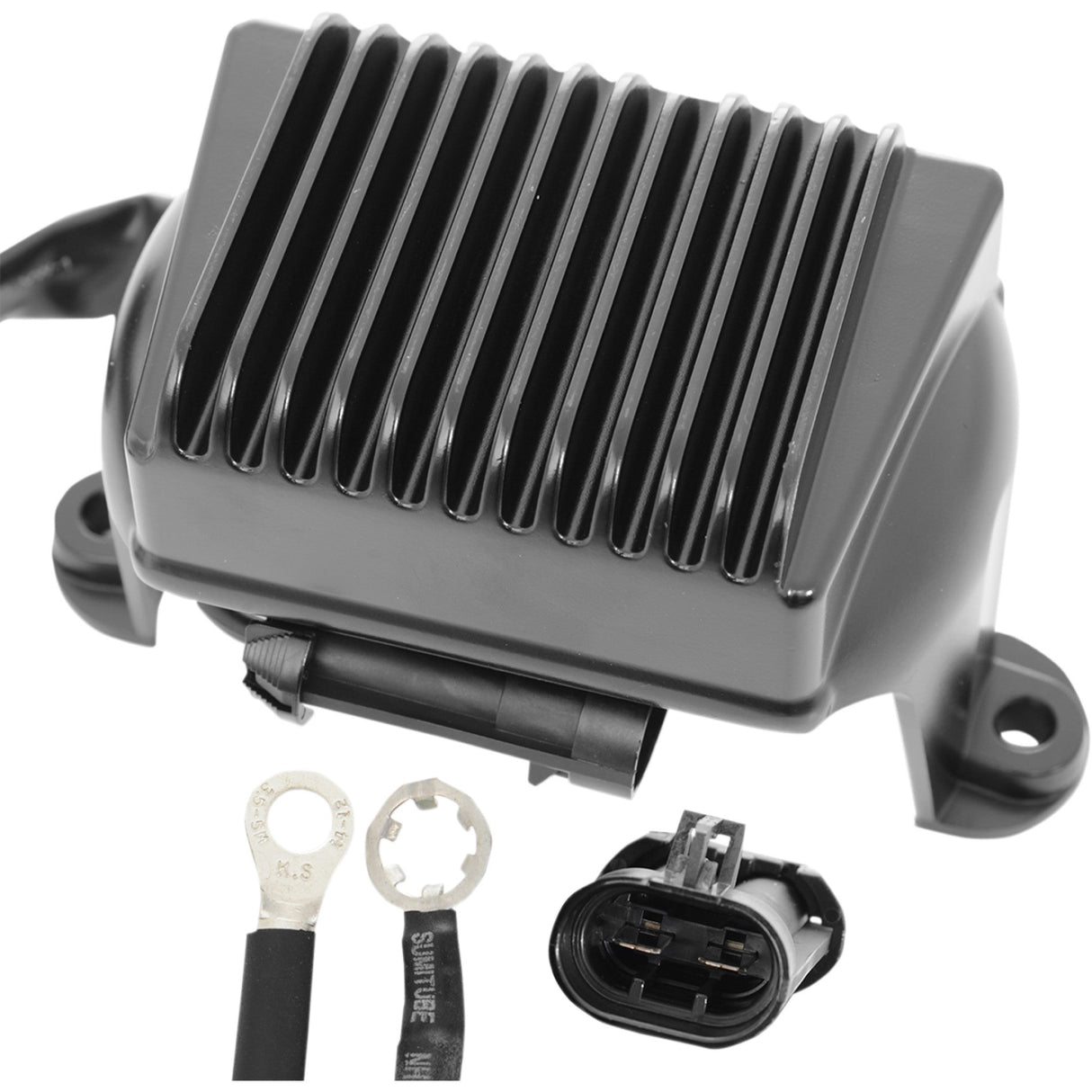 DRAG SPECIALTIES 2112-0790 Solid-State Regulator Regulator -FL '02-'03 - Black