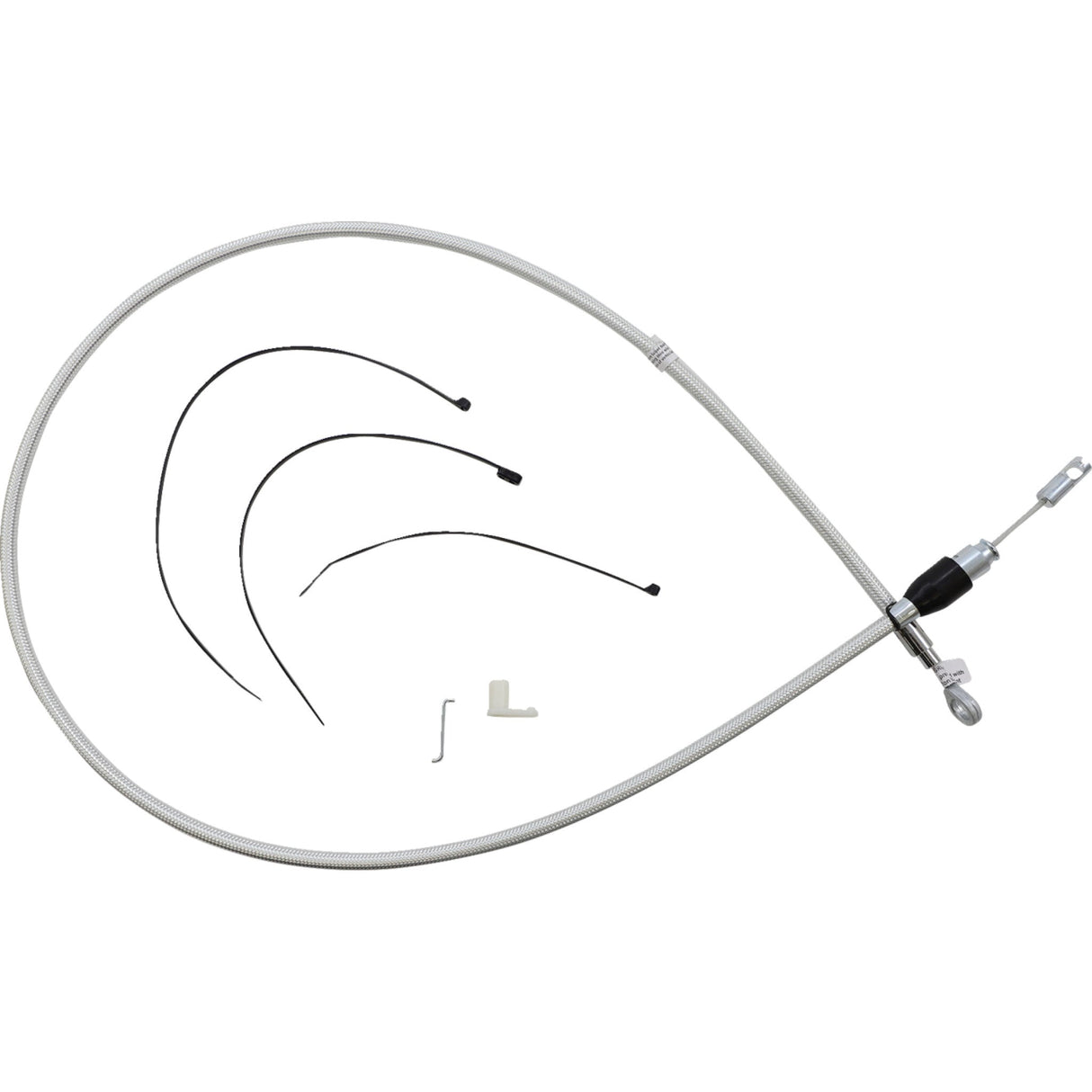 Magnum Shielding Sterling Chromite II® Quick Connect Upper Clutch Cable 52" - 323418HE For Harley Motorcycles 2018-2024