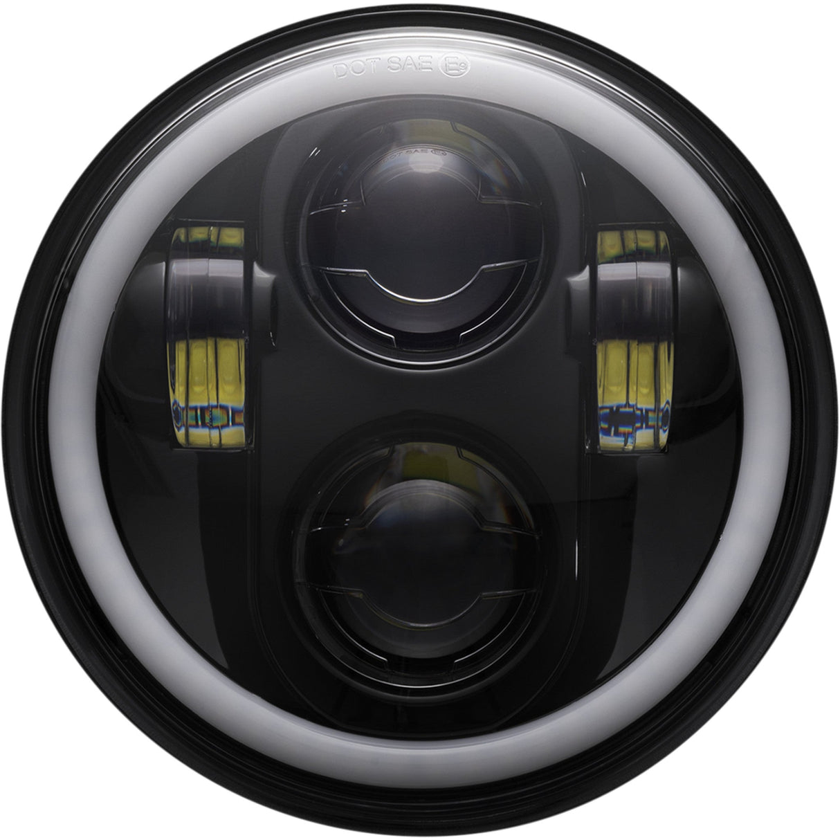 CUSTOM DYNAMICS 2001-2483 CD-575-H-B 5.75" LED Halo Headlamp - Headlight - Black