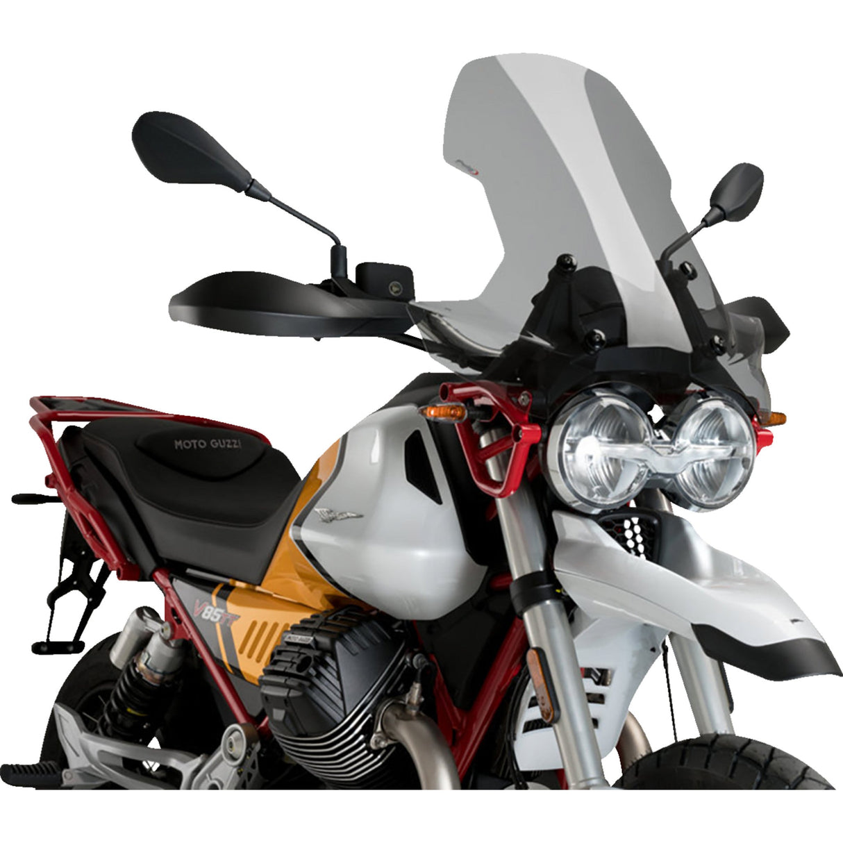 PUIG HI-TECH PARTS 2301-3143 21176H Touring Windscreen 18-3/4" - smoke - moto guzzi