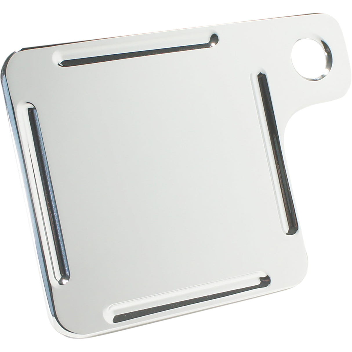 JOKER MACHINE 2030-1589 09-580-3 License Plate Inspection Tag Plate Inspection Tag - Chrome