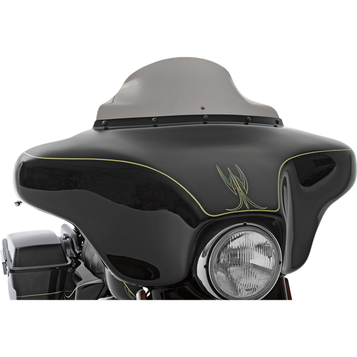Klock Werks Flare® Windshield 6-1/2" Black - KWW-01-0196 For Harley Electra Glide 1986-1995