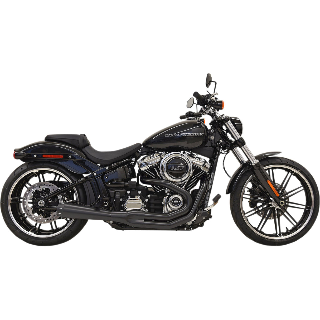 Bassani Xhaust Road Rage 2-Into-1 Exhaust System - 1S62RB For Harley Softail 2018-2020