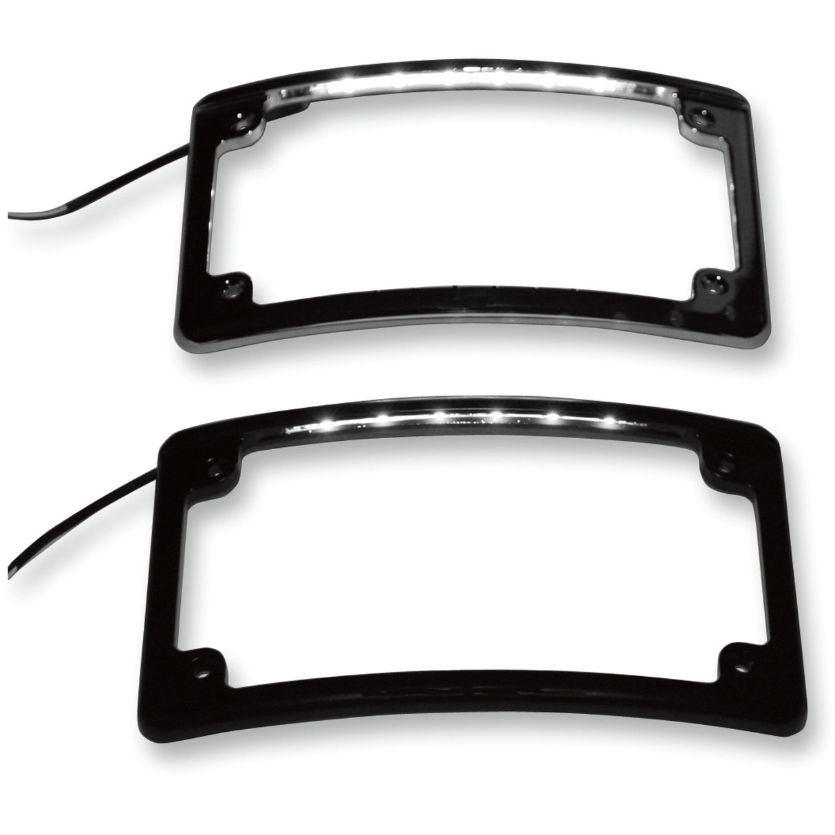CUSTOM DYNAMICS 2030-0631 LPF-RAD-C-LP LED License Plate Frame chrome