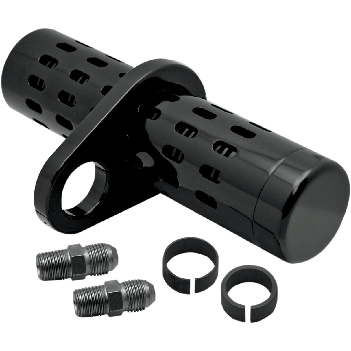 PRO-ONE PERF.MFG. 0713-0073 201050B Oil Cooler Kit — For 1"- 1-1/4" Frame Tubing Oil Cooler Kit - No Gauge - Black - 1" - 1-1/4"