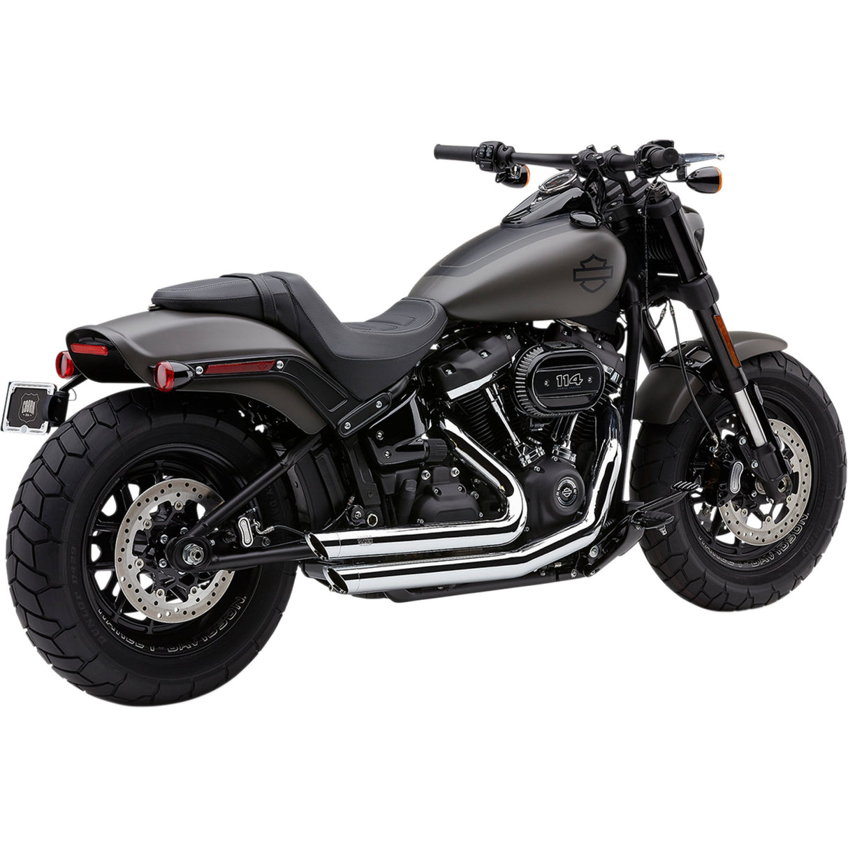 Cobra Speedster Slashdown 2-Into-2 Exhaust System - 6864 For Harley Softail 2018-2022