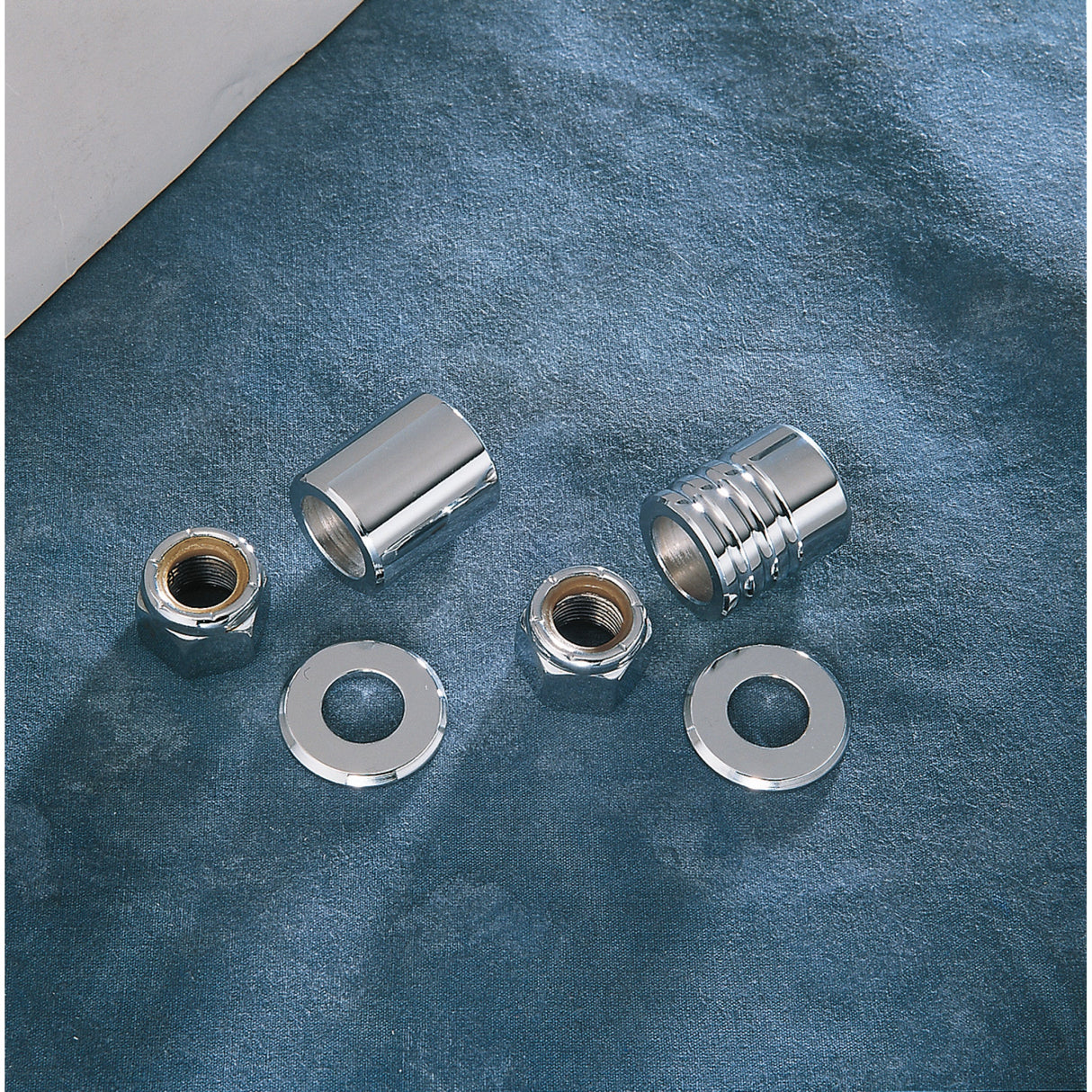 Colony Axle Spacer Nut Kit Rear - 9997-3 For Harley Sportster 1986-1999
