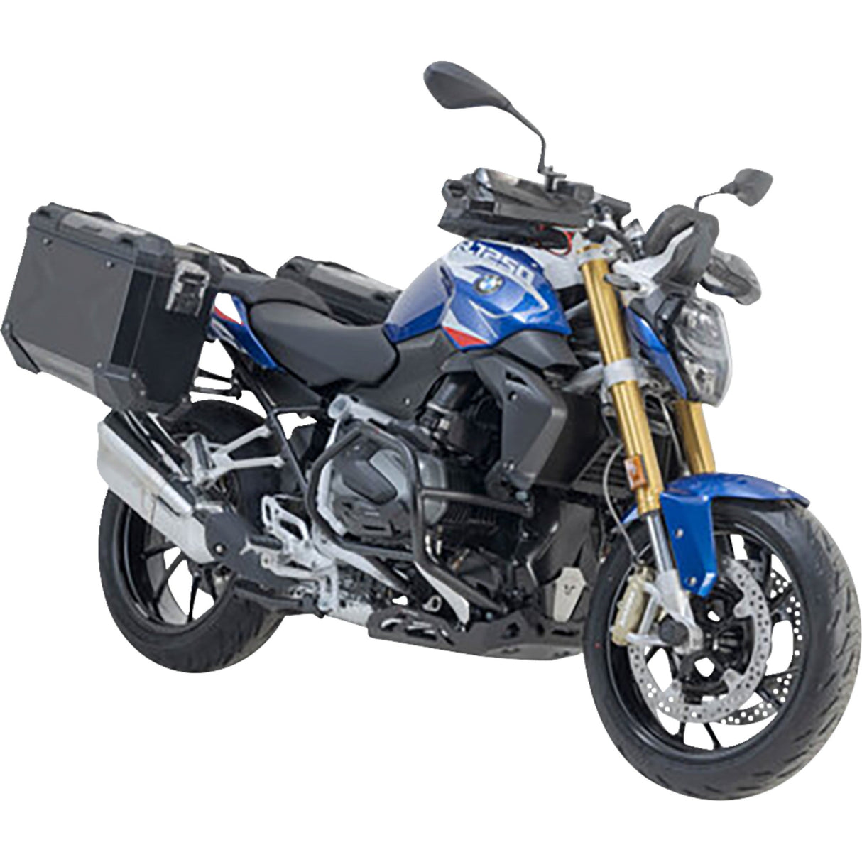 SW-MOTECH 3580-0340 KFT.07.573.70000/B TRAX ADV Aluminum Case System black - bmw r 1200/1250 r '14-'24