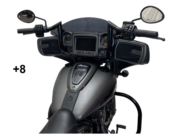 Tab Performance Indian Folsom Prison Series Handlebars | - Black, Plus 6 FOLSOM-BARS-INDIAN-BLACK-PLUS-6