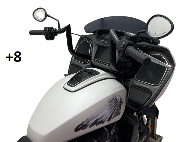 Tab Performance Indian Folsom Prison Series Handlebars | - Black, Plus 8 FOLSOM-BARS-INDIAN-BLACK-PLUS-8