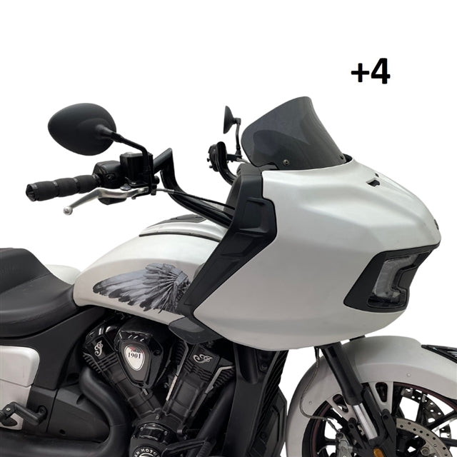 Tab Performance Indian Folsom Prison Series Handlebars | - Black, Plus 8 FOLSOM-BARS-INDIAN-BLACK-PLUS-8