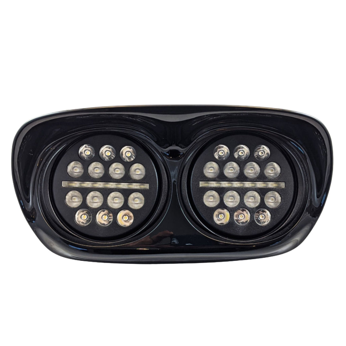 Original Garage Moto Harley-Davidson Road Glide Fltr OG X-Series LED Headlight - L-HL-11-BK For Harley Road Glide 2002-2013