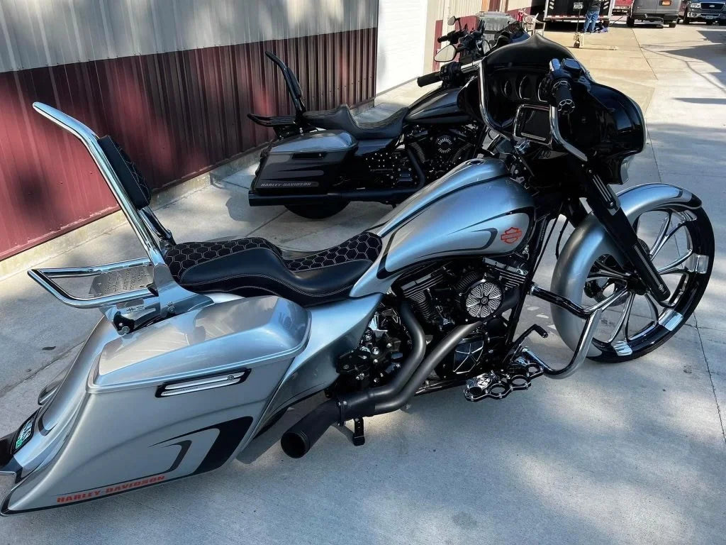 Siouxicide Choppers Chopped Engine Guard Villain Black For Harley Street Glide 2015-2023