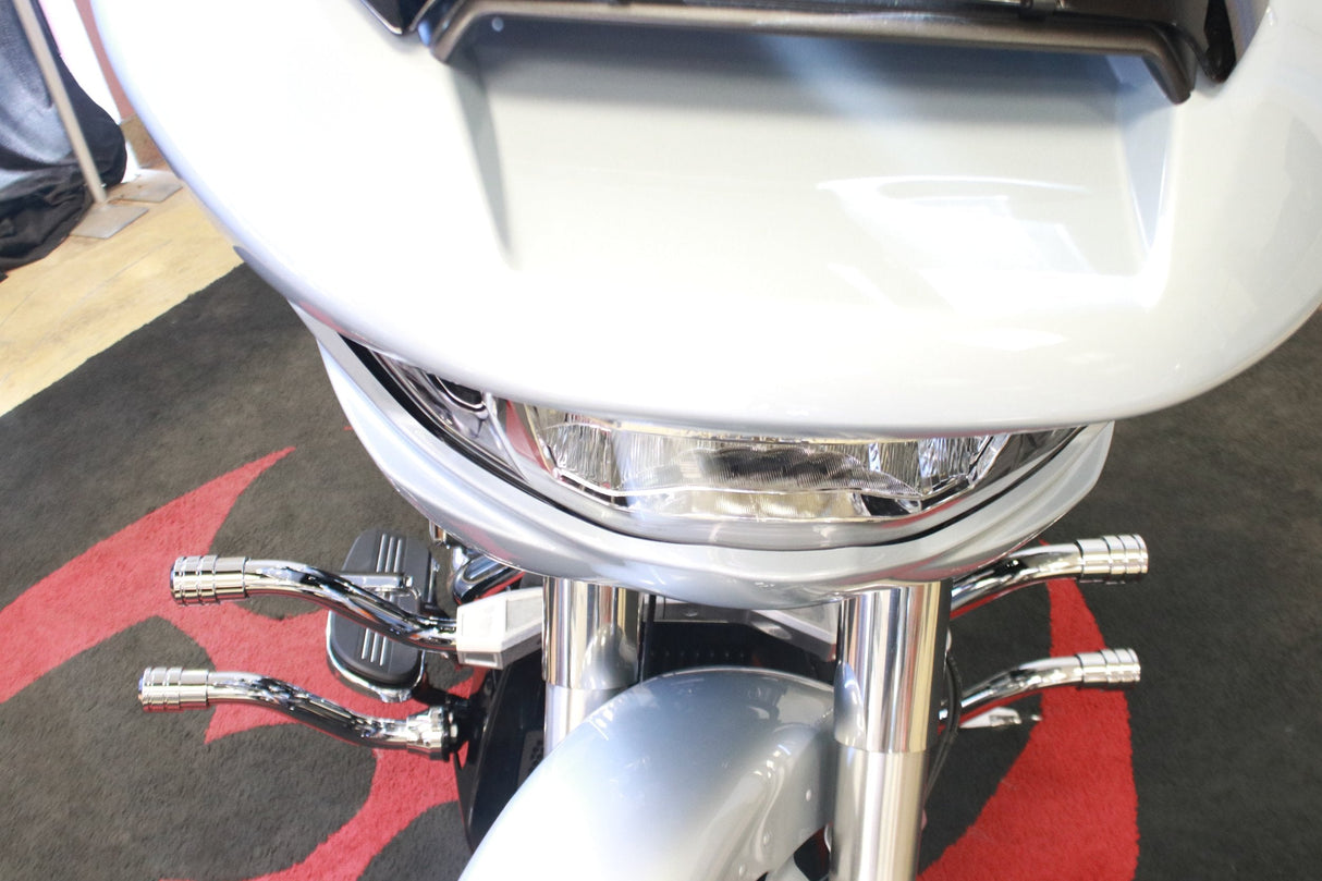 Siouxicide Choppers Sidewinderz Chrome, Steel Black Translucent Blue, Front Lower & Front Upper For Harley Touring 2009-2023