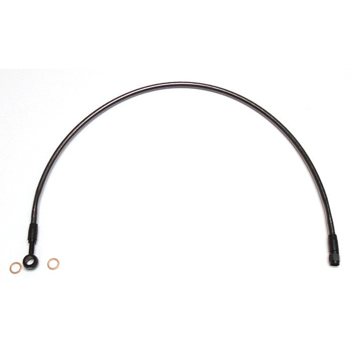 Original Garage Moto Magnum Shielding Upper Brake Line Single Disc - AS47627 For Harley Softail 2018-2026